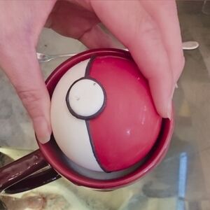 Red and White Poké Ball Mug